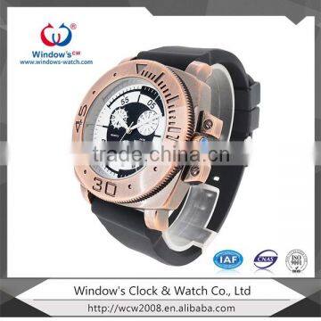 customized men's watches plated water resistant watch