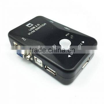 2 port USB KVM Switch For Mouse Keyboard Monitor Sharing Computer PC