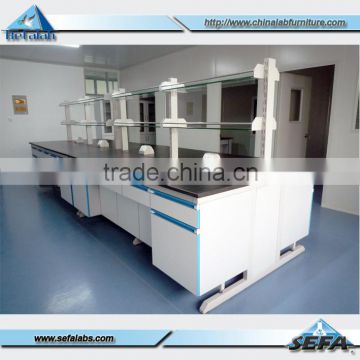 Dental Workbench Laboratory Furniture Used Hospital Steel Lab Corner Bench