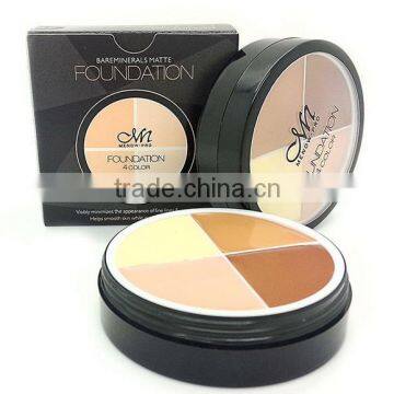 Wholesale Best Professional Menow.pro 4 colors foundation Makeup Concealer For Oily Skin