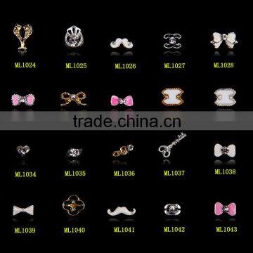 2016 the Most Popular Design Sliver Glod Nail Jewelry, Alloy Nail Art Decoration, Metal Nail Art photo-4