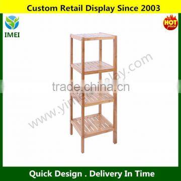 100% Natural Bamboo Bathroom Tower 4-Shelf Towel Storage Rack Shelving YM5-1184                        
                                                Quality Choice