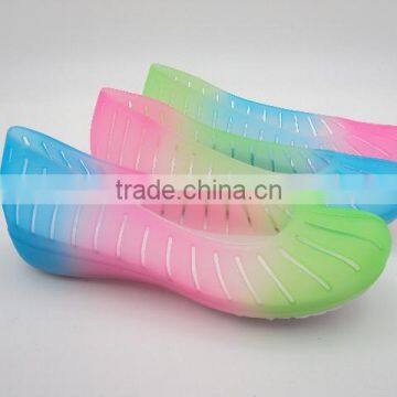 new styles gradient color woman's inject eva sandals