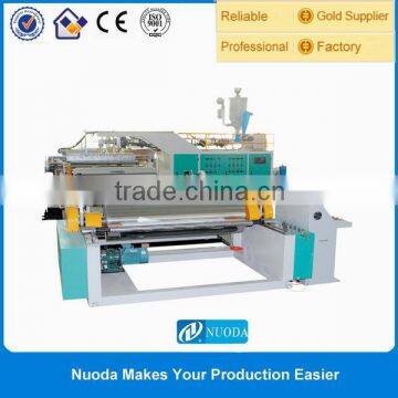 High capacity plastic film embossing machine