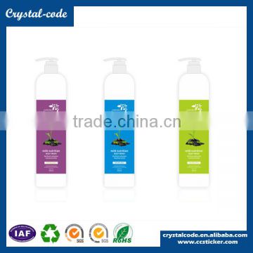 Light family and personal care products label cosmetic label