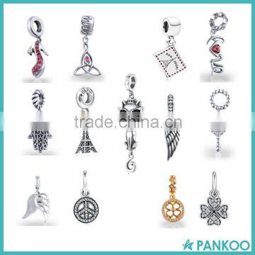 925 Sterling Silver Sports Dangle Bead,Wholesale Bracelet Dangle Charms