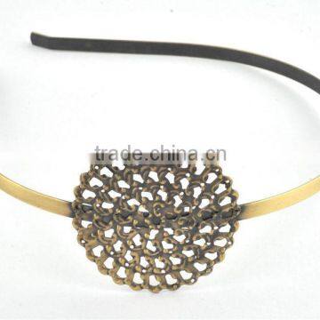 2014 New Women Brass Hair Hoop Accessories For wedding