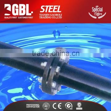 Anticorrosion Various Diameter hollow section black hdpe coated steel pipe