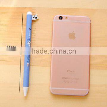 Best Promotional Gift DIY Creative Stationery Kid Personalized Novelty Gel Pen Cartoon Black Cat and White Dog Tag Ballpoint Pen photo-6