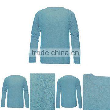 lady pure color wool handmade sweater design for boy