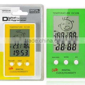 Desktop Clock With Thermometer photo-3