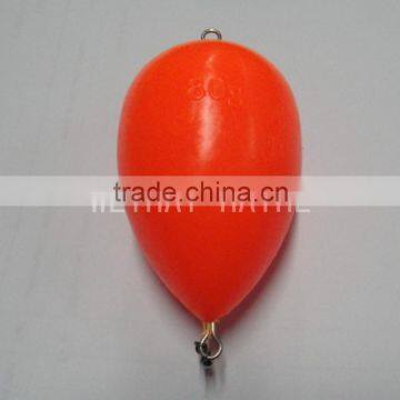 49MM 80G BRIGHT ORANGE RED EGG SOLID FLOAT