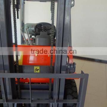 2.5 Ton LPG Gasoline Hydraulic Forklift With 3m Full Free Mast With Side Shift With Dual Fuel With LPG Cylinder photo-3