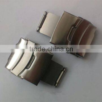 Double Locking Stainless Steel Buckle for Watch Straps