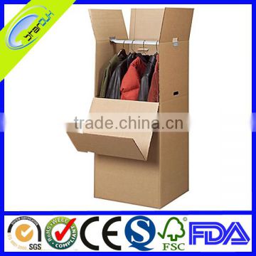 Custom paper wardrobe carton box with hanger