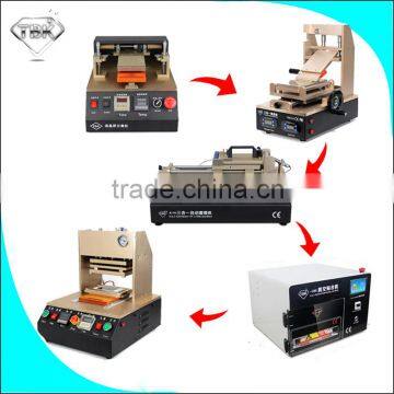 TBK Full Process LCD Repair Machines LCD Separator Glue Remover OCA Laminating Machine Vacuum Lamination and Debubble Machine