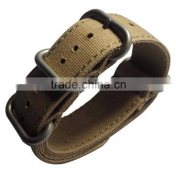 Thickened 3 4 5 Rings Zulu Ballistic Canvas Watchband