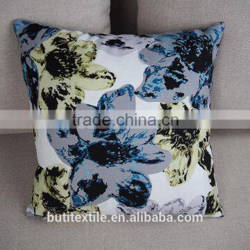 Colorful flower design printed painting sofa cushion pillow cover