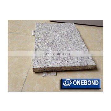 Stone aluminum sandwich panel prime quality in different color/interior decorative wall stone aluminum panels