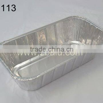 12 inches Rectangular Aluminum Foil Containers C113