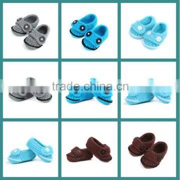 cheap hand baby boy crochet shoes imported from china