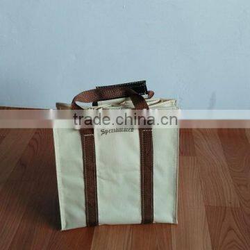 manufacturer polyester pack wine bags 6 bottles