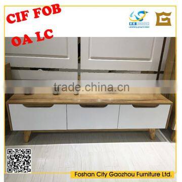 White gloss high quality wooden Tv Cabinet