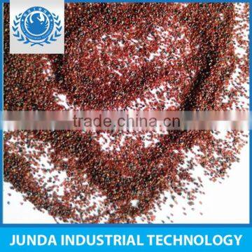 High-quality Hardness 8.0 garnet sand blasting 30/60 for galvanized parts sandblasting