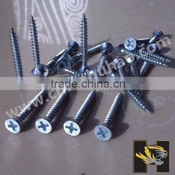 Galvanized white zinc phillips drive Chipboard screw