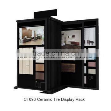 tsianfan metal display stands/floor tiles samples display stand/showroom display stand for tiles CT093
