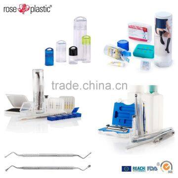 Plastic buccal tubes packaging dental cases