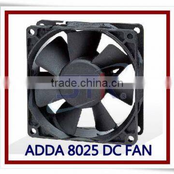 AD 8025 ADDA 12V/24V/48V DC Cooling FAN 80x80x25mm