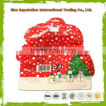 China made packing bag of irregular shape