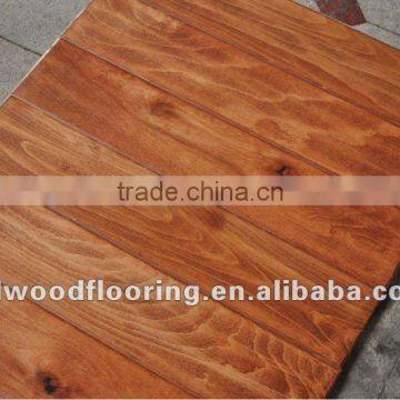 Hand Scraped Beech Multilayer Engineered Wood Flooring
