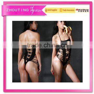 CKHDL28 sexy conjoined neck lingeries bodystocking