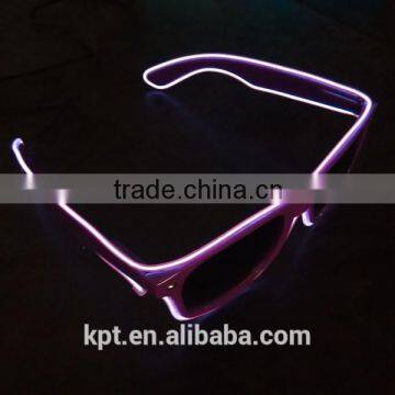 2016 High Quality Colorful Lighting EL Wire Shutter Shades Glasses for Party,concert photo-5
