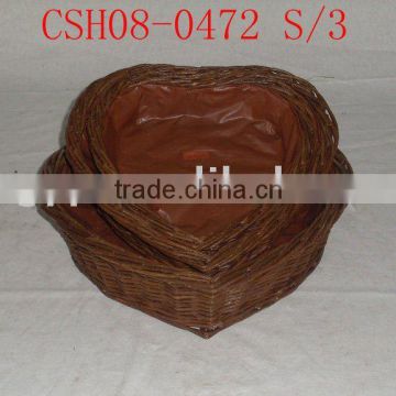 willow basket for garden or plant