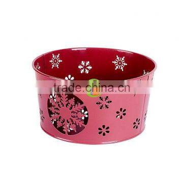 Metal Christmas Decorative Storage Basket photo-6