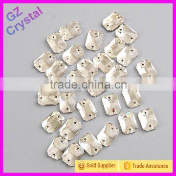 Flat Back Sew on Rhinestones Crystal Glass Stone Beads for Clothing Decoration