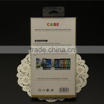 Customized hot sale iphone 6 plastic packaging box with inner tray