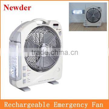 12 inch Usha Rechargeable Fan light with radio