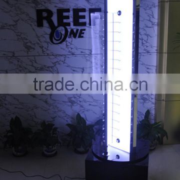 1.5m Acrylic Metal Sunglass Display stand With LED lighting