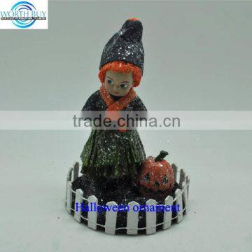 Halloween pumpkin decorated halloween witch dolls props for Halloween decoration