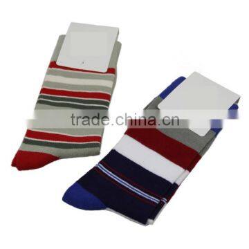 GSM-157 Bulk Sell Custom Design Bamboo Socks With Stripe Lines