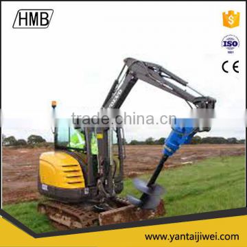 High quality post hole for digger/ excavator earth auger