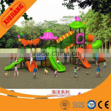Xiujiang Kids Outdoor Fitness Equipment With Plastic Slide photo-6