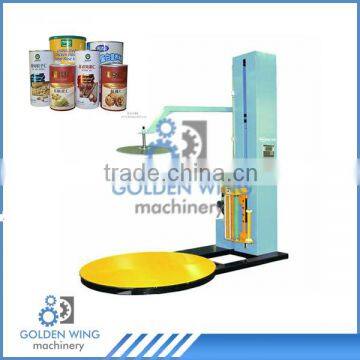 High-capacity Atomatic Stretch Wrapping Machine/pallet stretch wrapping machine For Round Food Tin Can Production Line