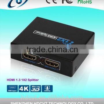Supports 3D 1080P HDMI splitter 1 in 2 out HDMI splitter , Latest