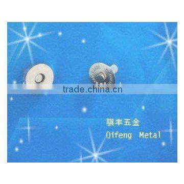 magnetic button, shining nickel round magnetic button