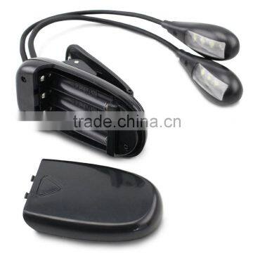 Book Reading Lamp With Dual Head and 8 LED Flexible LED Working Light Best Suited For Bed Reading BBQ Grilling Desk Travel photo-5